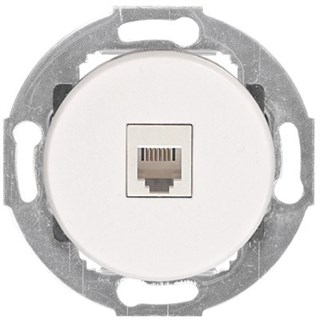 Розетка компьютерная RJ-45  Vintage 886104-1, белая 886104-1 - фото 10707