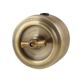 Выключатель ретро, бронза, VINTAGE Metal, М1-11-21 М1-11-21 - фото 10740