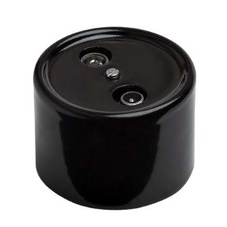 Розетка пластиковая ретро R/TV-Sat Черная, Bironi B1-304-23 B1-304-23 - фото 10986
