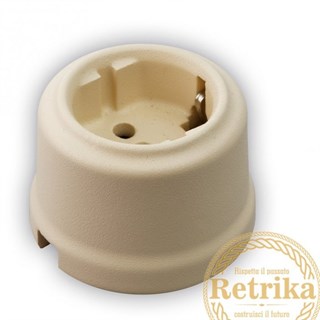 Розетка керамическая Матовая Слоновая Кость, Retrika RS-800010? RS-800010? - фото 11138