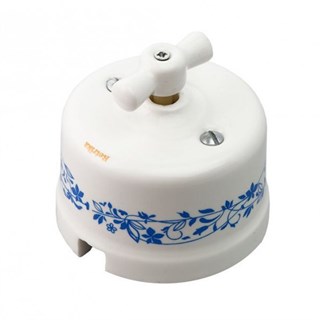 Выключатель "Декор синий №2" Retrika R-SW-103 R-SW-103 - фото 11144
