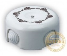 Распаячная коробка Декор коричневый №1 D-90 Retrika RR-090001 RR-090001 - фото 11154