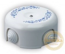 Распаячная коробка Декор синий №2 D-90 Retrika RR-090004 RR-090004 - фото 11155