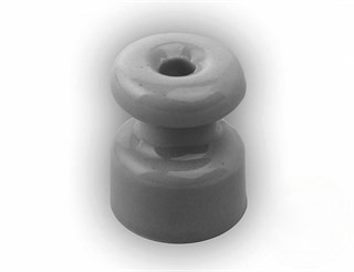 Изолятор фарфоровый Серый Retrika RI-02208c RI-02208c - фото 12086