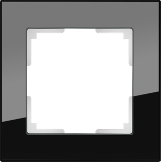 Рамка на 1 пост (черный) W0011108 W0011108 - фото 12550