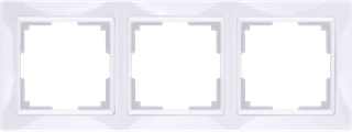 Рамка на 3 поста (белый, basic) W0032001 W0032001 - фото 12617
