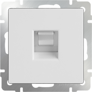 Розетка Ethernet RJ-45 (белая)  W1181001 W1181001 - фото 12714