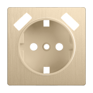 Накладка  для розетки USB (шампань рифленый) WL10-USB-CP WL10-USB-CP Шампань рифленый - фото 12974