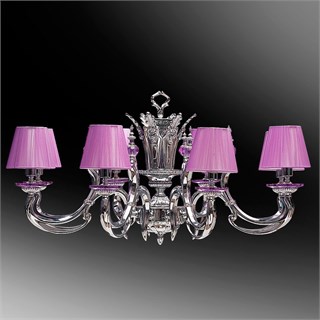 Люстра 8-ти рожковая с абажуром 8*14-28N/34028/8А 8x14-28N-34028-8А - фото 14376