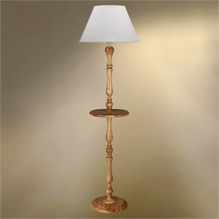 Торшер с абажуром и столиком 43-104/4377 С КАРЕЛИЯ 43-104-4377-С - фото 14487
