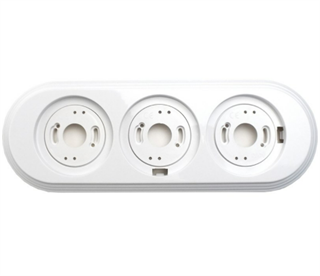 Рамка 3х -местная пластиковая для ретро электрики EDISEL FrW-003 FrW-003 - фото 15099