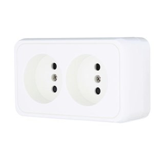 РОЗЕТКА ДВОЙНАЯ без З/К С ЗАЩИТНЫМИ ШТОРКАМИ STANDARD LK STUDIO 813604 813604 - фото 15301