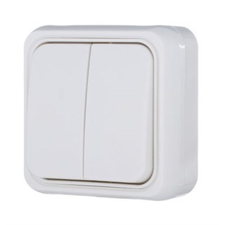 Выключатель двухклавишный STANDART LK STUDIO 811104 811104 - фото 15332