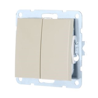 ВЫКЛЮЧАТЕЛЬ ДВУХКЛАВИШНЫЙ LK60 LK STUDIO 861101 861101 - фото 15408