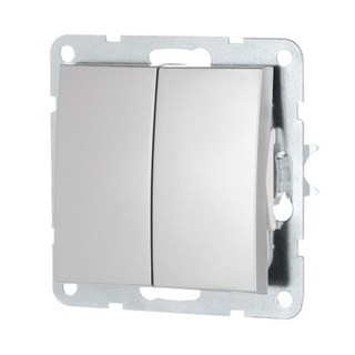 ВЫКЛЮЧАТЕЛЬ ДВУХКЛАВИШНЫЙ LK60 LK STUDIO 861103 861103 - фото 15416