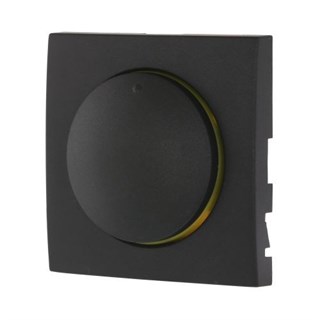 Накладка светорегулятора с желтой световой индикацией (черный) LK60 867108 867108 - фото 15558