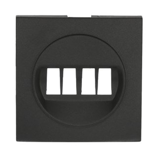 Накладка аудио-розетки (черный) LK60 867408 867408 - фото 15627