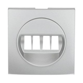 Накладка аудио-розетки (серебро) LK60 867403 867403 - фото 15628
