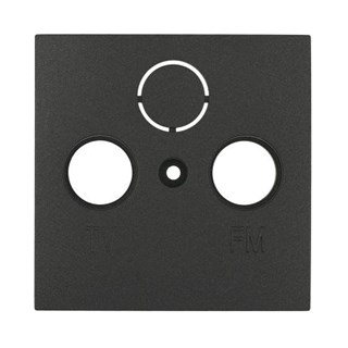Накладка розетки TV+FM+SAT 2 (3) (черный) LK60 865208 865208 - фото 15647