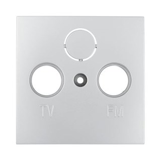 Накладка розетки TV+FM+SAT 2 (3) (серебро) LK60 865203 865203 - фото 15648