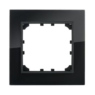 Рамка из натурального темного стекла 1-постовая LK60 LK STUDIO 864110 864110 - фото 15784