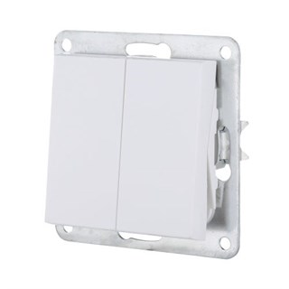 ВЫКЛЮЧАТЕЛЬ ДВУХКЛАВИШНЫЙ LK80 LK STUDIO 841104 841104 - фото 15934