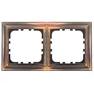 Рамка пластиковая 2-постовая Бронза Classic LK80 LK STUDIO 894227 894227 - фото 15976