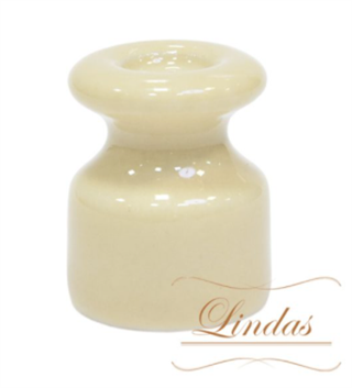 Керамический изолятор Слоновая кость Lindas 12009 12009 - фото 16022