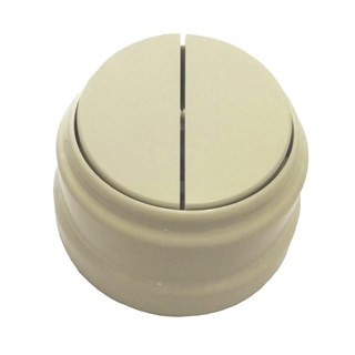 Ретро выключатель 2-клавишный, пластик, слоновая кость Retro Design bu0002rd-сл bu0002rd-сл - фото 17301