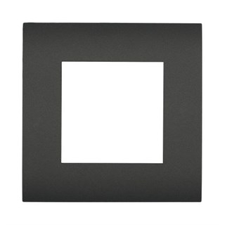 Рамка пластиковая 1-постовая (черный бархат) LK45 LK STUDIO 854108 854108 - фото 17538