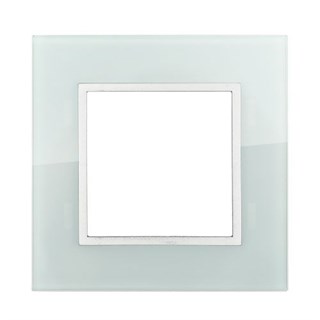 Рамка 1-постовая из натурального стекла LK45 LK STUDIO 854111 854111 - фото 17546