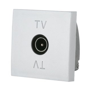 Розетка TV оконечная (серебристый металлик) LK45 LK STUDIO 852103 852103 - фото 17596