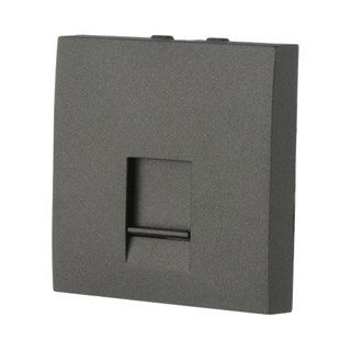 Накладка для розетки компьютерной, телефонной (черный бархат) LK45 LK STUDIO 853208 853208 - фото 17616