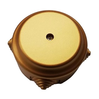 Распределительная коробка пластик D78/110, Золото, Retro Design Р-Электро bu2000rd-зл bu2000rd-зл - фото 17977