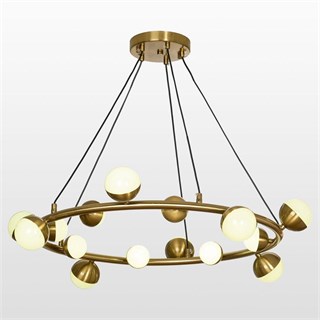 Подвесная светодиодная люстра Lussole Loft Coosa LSP-8643 LSP-8643 - фото 18208