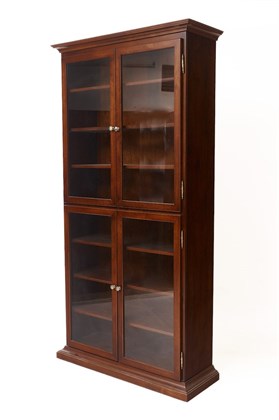 Шкаф-витрина из массива березы Граф Нулин-4 "Орех" TADORNA 258/А 258/А Орех - фото 21357