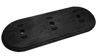 Подложка 3х местная, Угольно-черный, Ришелье Bironi RF1-630-119 RF1-630-119 - фото 22277