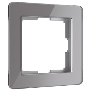 Рамка на 1 пост Acrylic (графит) W0012704 W0012704 - фото 22714