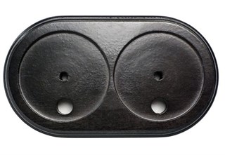 Подложка двухместная, черный, Petrucci, PE frame2bk PE frame2bk - фото 22739