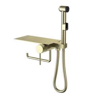 708BR Гигиенический душ встраиваемый с полкой SCANDI, бронза, Bronze de Luxe 708BR - фото 23291
