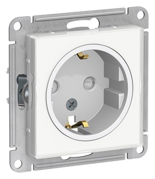 Art Бел Розетка с/з со шторками, 16А, механизм Systeme Electric AtlasDesign ATN200145 ATN200145 - фото 25368
