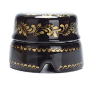 Распаячная коробка большая Черная с золотом Salvador BOX2BL.GD - фото 7760