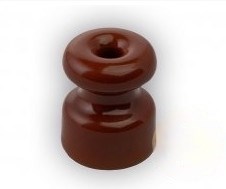 Изолятор фарфоровый Коричневый Retrika RI-02202 RI-02202 - фото 8280