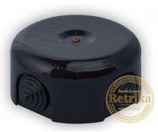 Распаячная коробка Черная D-90 Retrika PR-09002 PR-09002 - фото 8608