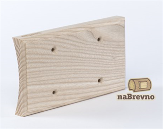 Универсальная накладка на бревно для двух механизмов naBrevno R0.90.160.0 - фото 8650