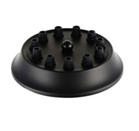 Потолочная база 10 отверстий #S10 D200 Black 058-698