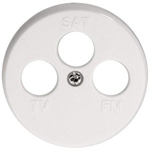 Накладка розетки  TV+FM+SAT Vintage, ,белая 885404-1