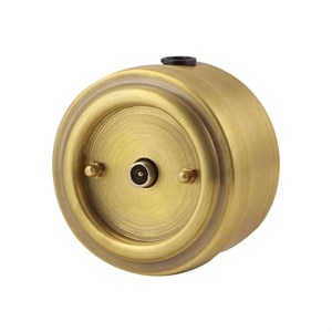 Розетка ТВ ретро, Золото, VINTAGE Metal М1-30-22 М1-30-22