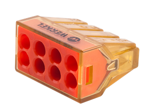 TR-01-08/ Клемма соединительная 8-проводная (5 шт.) TR-01-08