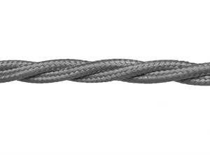 Витой ретро провод Серый Retrika RP-215010 RP-215010